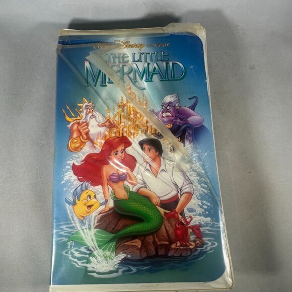 The Little Mermaid VHS Classic 1990 Walt Disney Home Video Tape - Picture 1 of 5
